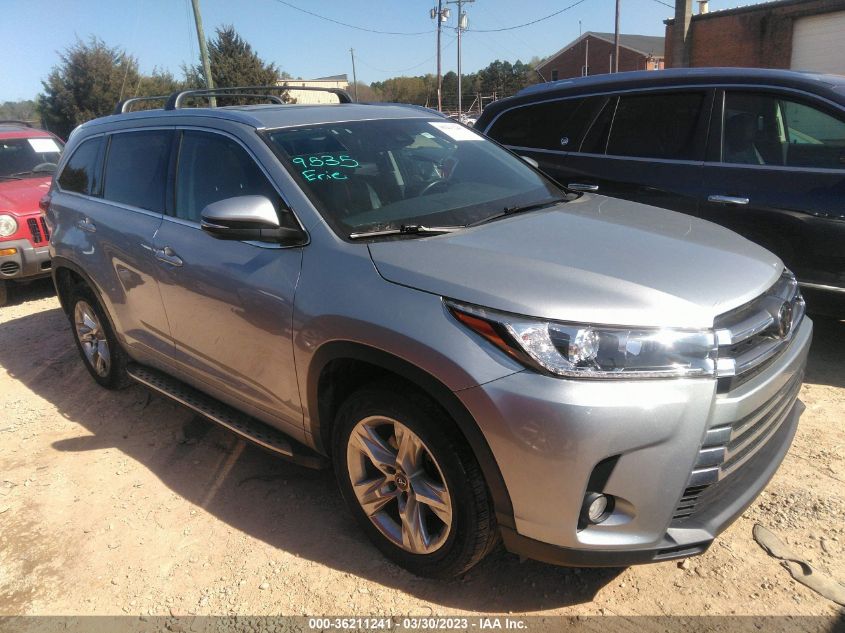 2017 TOYOTA HIGHLANDER LIMITED - 5TDYZRFH6HS216986