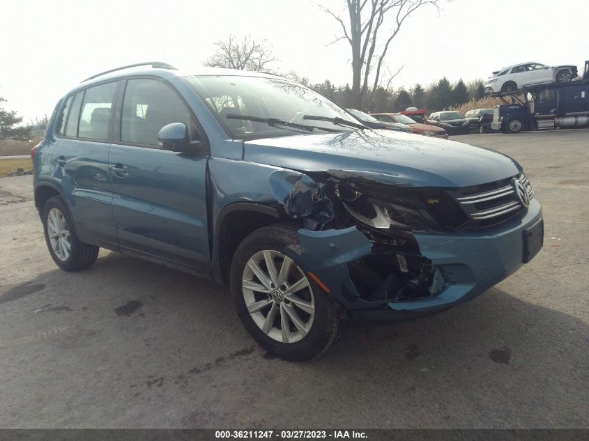 2017 VOLKSWAGEN TIGUAN - WVGBV7AX8HK052826