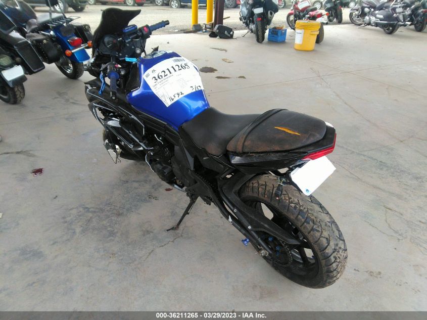 2013 KAWASAKI EX650 F - JKAEXEF18DDA03240