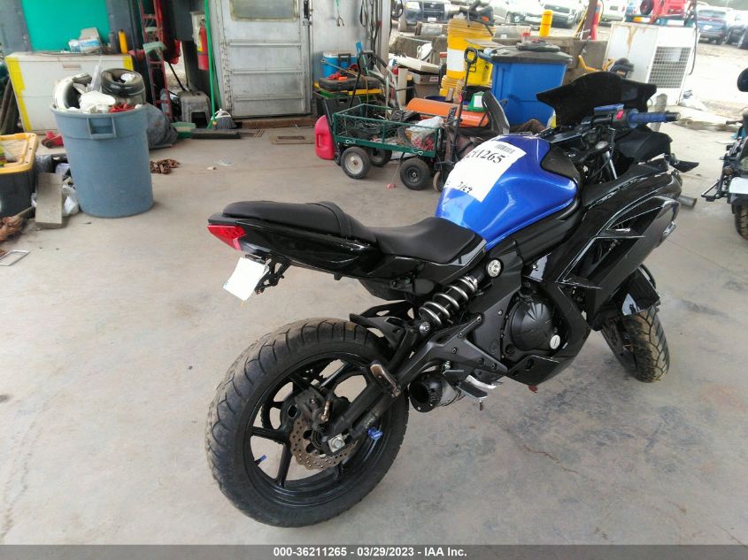 2013 KAWASAKI EX650 F - JKAEXEF18DDA03240