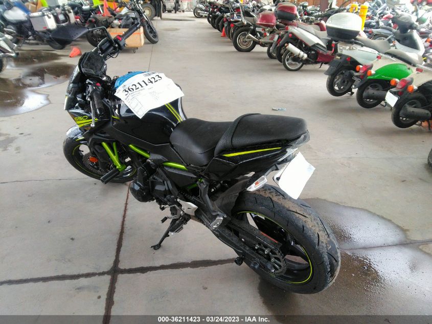2020 KAWASAKI ER650 K ML5EREK1XLDA02556