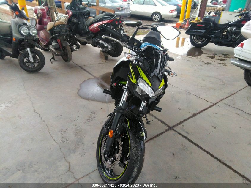 2020 KAWASAKI ER650 K ML5EREK1XLDA02556