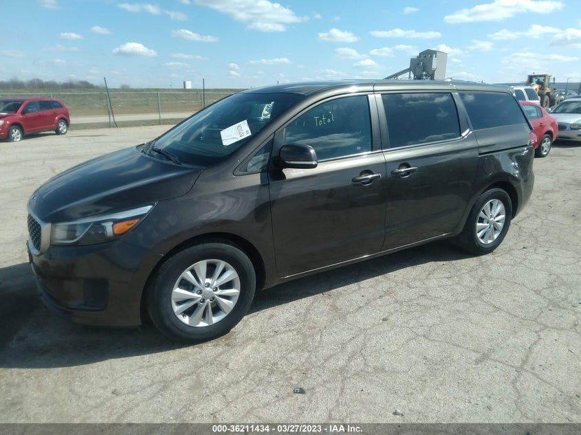 VIN KNDMB5C18H6228673 2017 KIA SEDONA LX