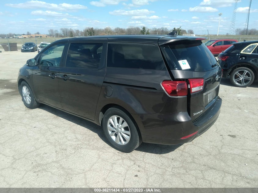 VIN KNDMB5C18H6228673 2017 KIA SEDONA LX