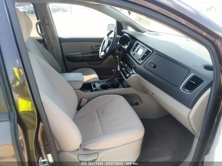 VIN KNDMB5C18H6228673 2017 KIA SEDONA LX