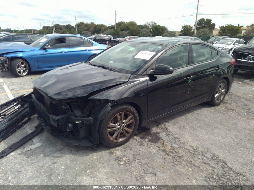 VIN 5NPD84LF6JH253507 2018 HYUNDAI ELANTRA SEL