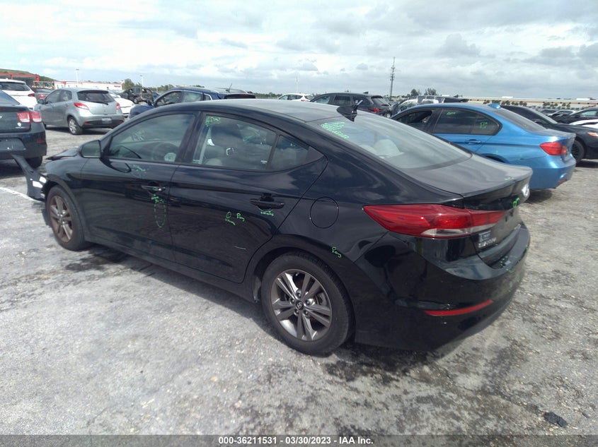 VIN 5NPD84LF6JH253507 2018 HYUNDAI ELANTRA SEL