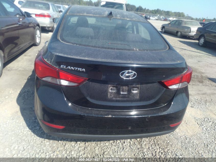 2016 HYUNDAI ELANTRA VALUE EDITION - KMHDH4AEXGU520653