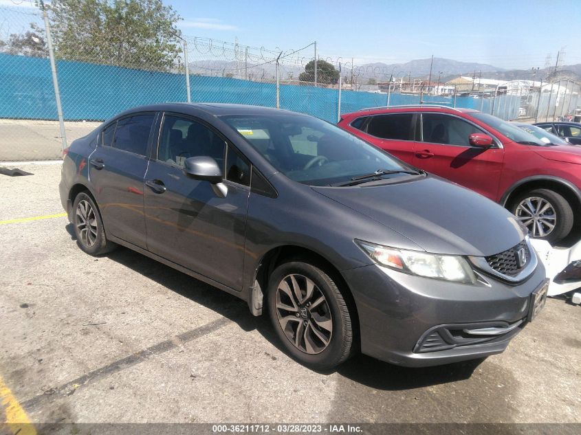 2013 HONDA CIVIC SDN EX - 19XFB2F80DE277225