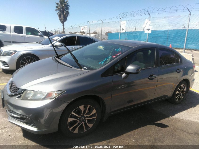 2013 HONDA CIVIC SDN EX - 19XFB2F80DE277225