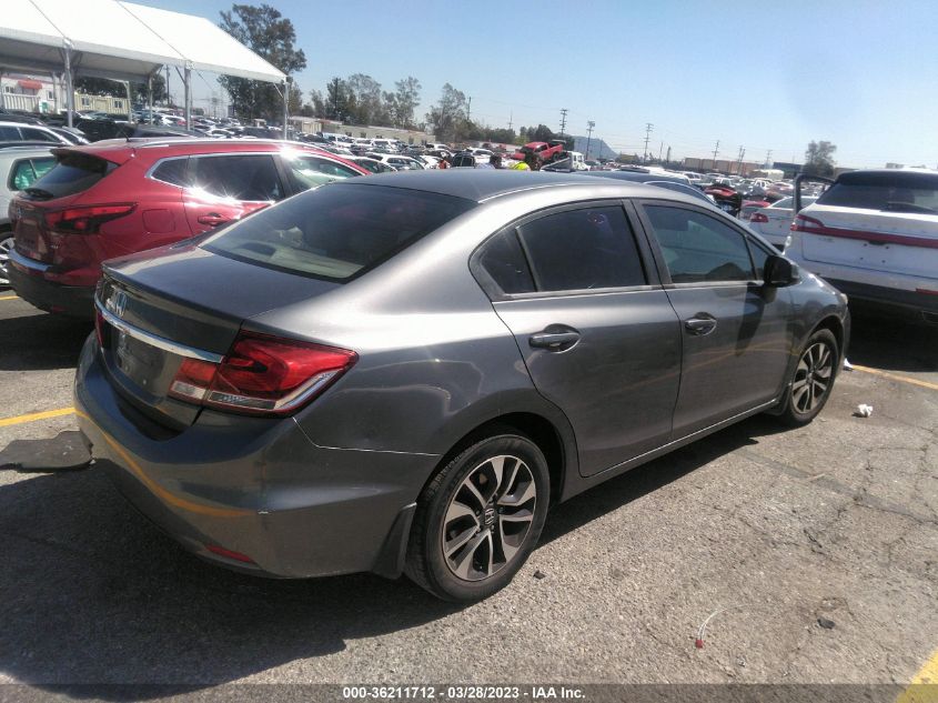 2013 HONDA CIVIC SDN EX - 19XFB2F80DE277225