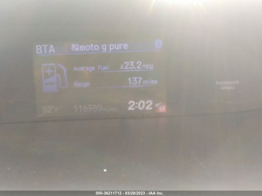 2013 HONDA CIVIC SDN EX - 19XFB2F80DE277225