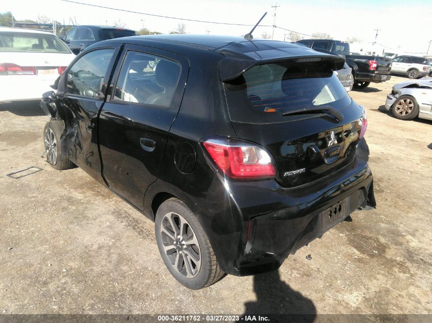 2022 MITSUBISHI MIRAGE SE/BLACK EDITION - ML32AWHJ6NH008041