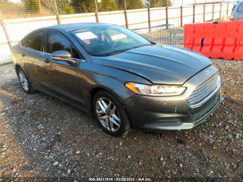 2013 FORD FUSION SE - 3FA6P0H75DR184712