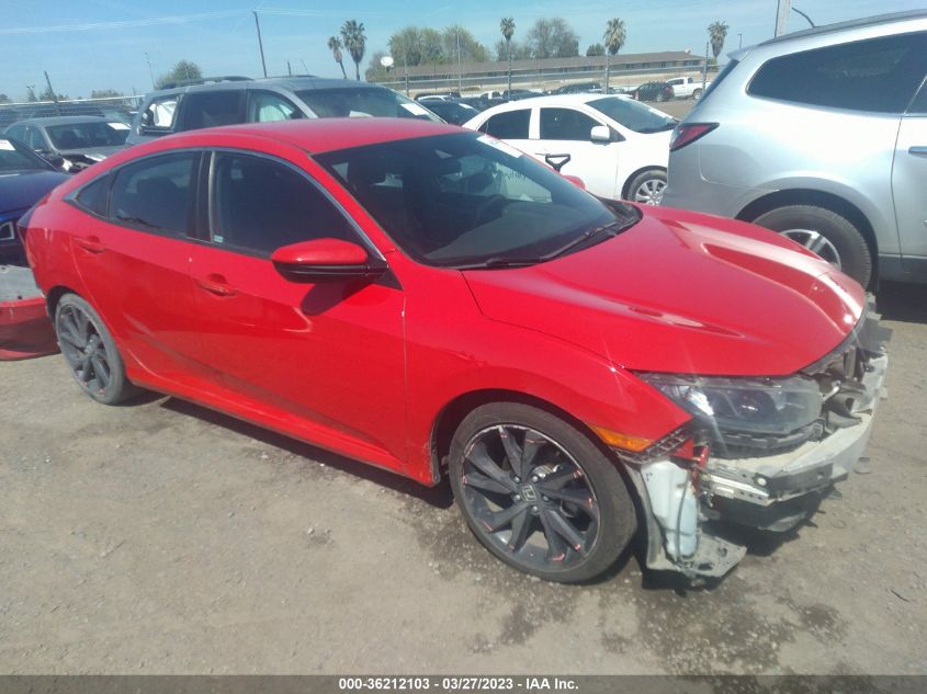 2019 HONDA CIVIC SEDAN SPORT - 2HGFC2F81KH518810