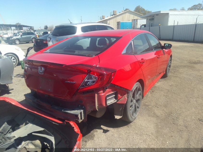 2019 HONDA CIVIC SEDAN SPORT - 2HGFC2F81KH518810