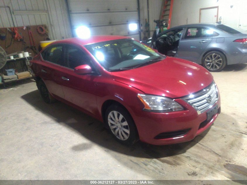 2013 NISSAN SENTRA SV - 3N1AB7AP0DL638280