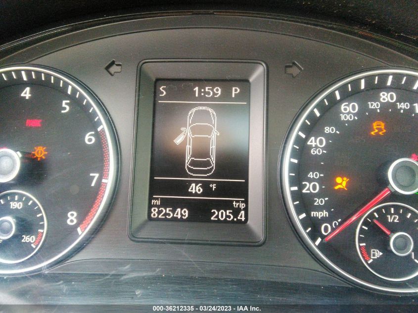 2013 VOLKSWAGEN EOS SPORT - WVWBW8AH2DV008314
