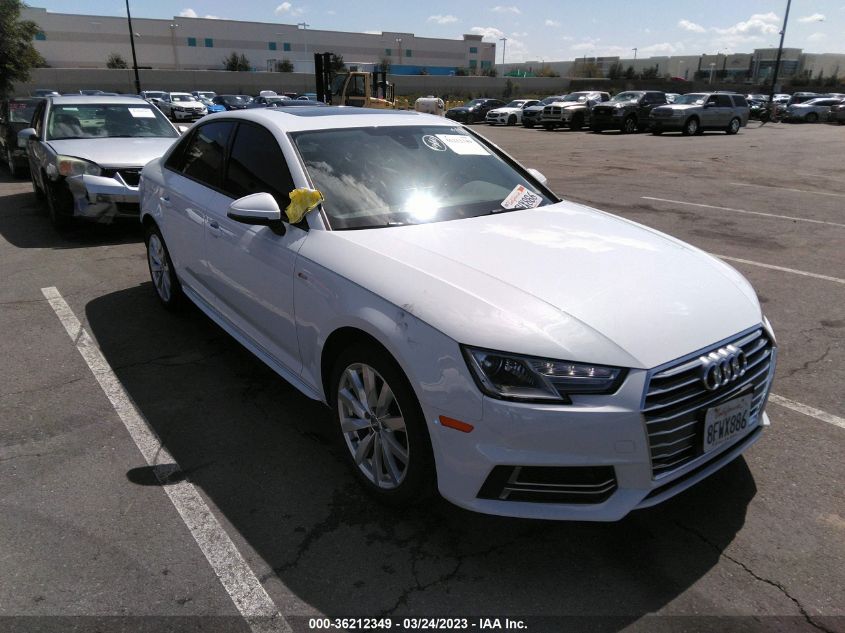 2018 AUDI A4 PREMIUM - WAUKMAF4XJA225211