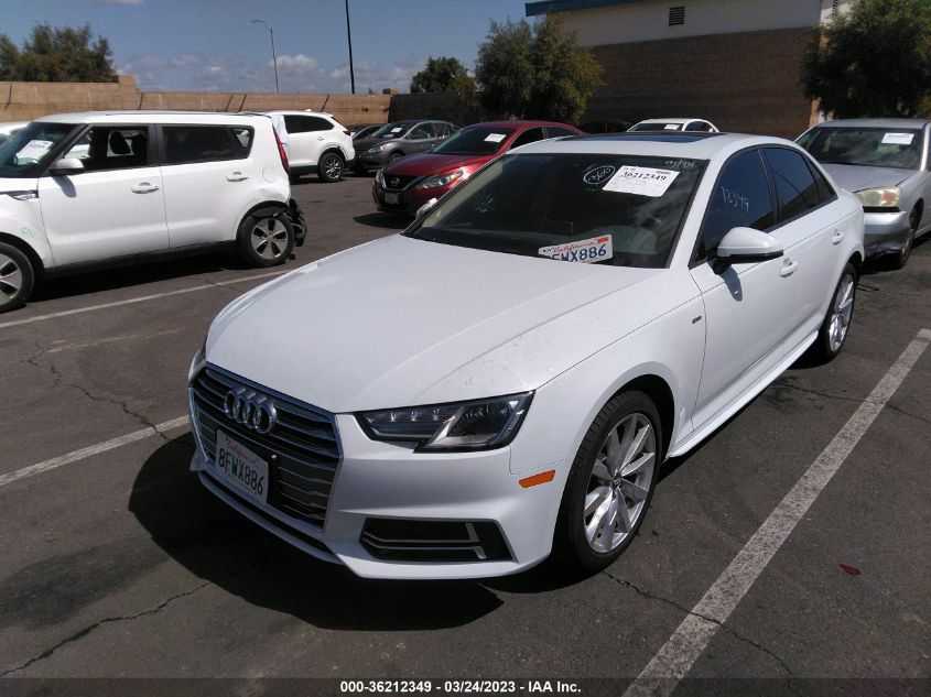 2018 AUDI A4 PREMIUM - WAUKMAF4XJA225211