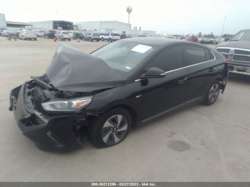 2018 HYUNDAI IONIQ HYBRID SEL KMHC75LC0JU074892