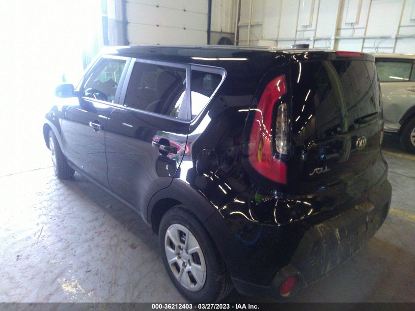 2016 KIA SOUL BASE - KNDJN2A27G7855023