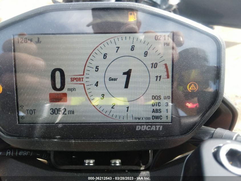 2020 DUCATI HYPERMOTARD 950/950 SP - ZDMBAJDT6LB004759