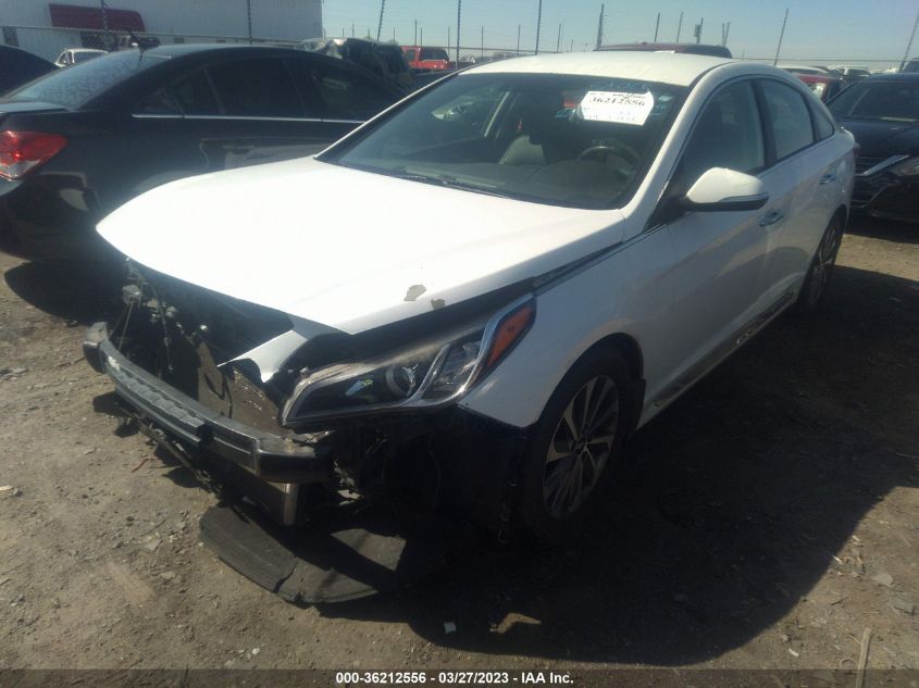 2015 HYUNDAI SONATA 2.4L SPORT - 5NPE34AF6FH067866