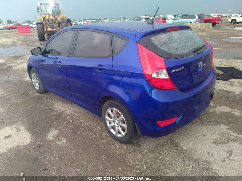2013 HYUNDAI ACCENT GS - KMHCT5AEXDU139672