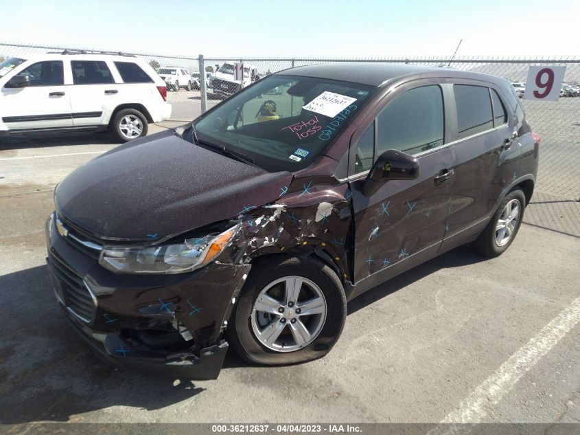 2020 CHEVROLET TRAX LS - KL7CJKSB1LB348609