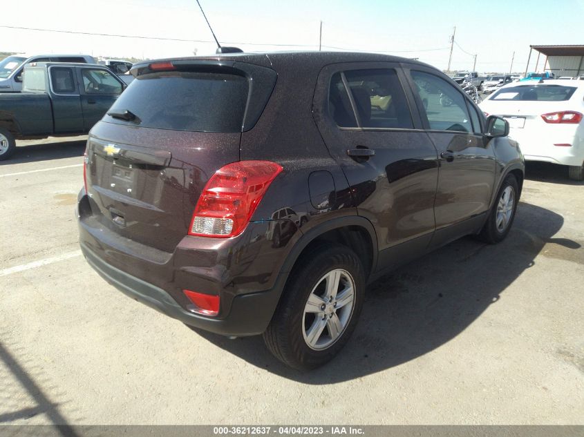 2020 CHEVROLET TRAX LS - KL7CJKSB1LB348609