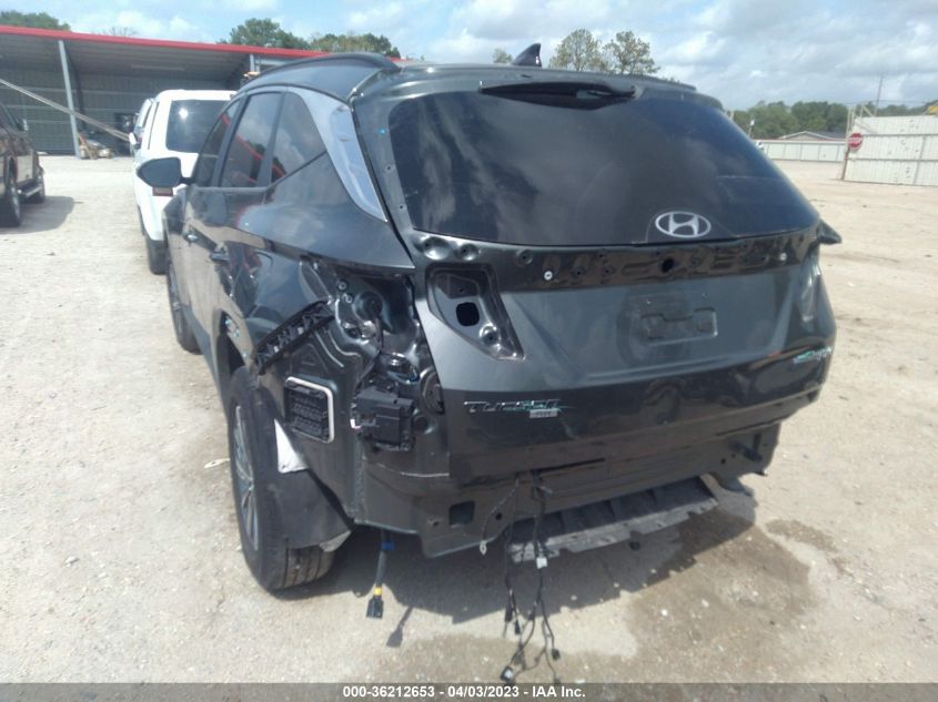 2022 HYUNDAI TUCSON HYBRID BLUE - KM8JBCA11NU047878
