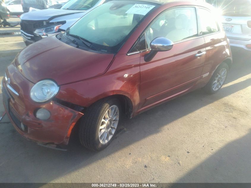 2014 FIAT 500C LOUNGE 3C3CFFER7ET176239
