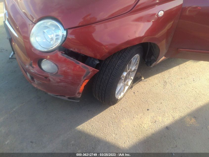 2014 FIAT 500C LOUNGE 3C3CFFER7ET176239