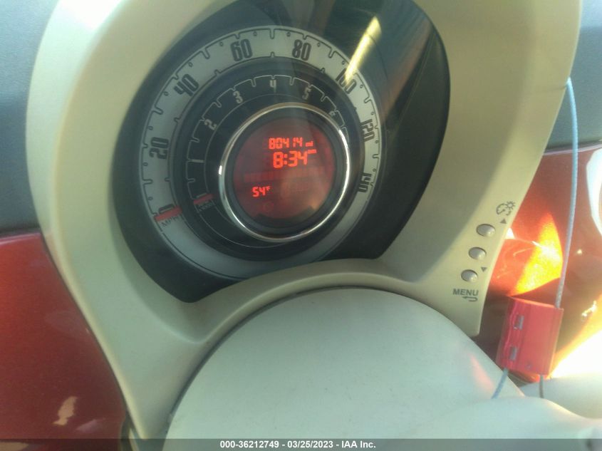 2014 FIAT 500C LOUNGE 3C3CFFER7ET176239