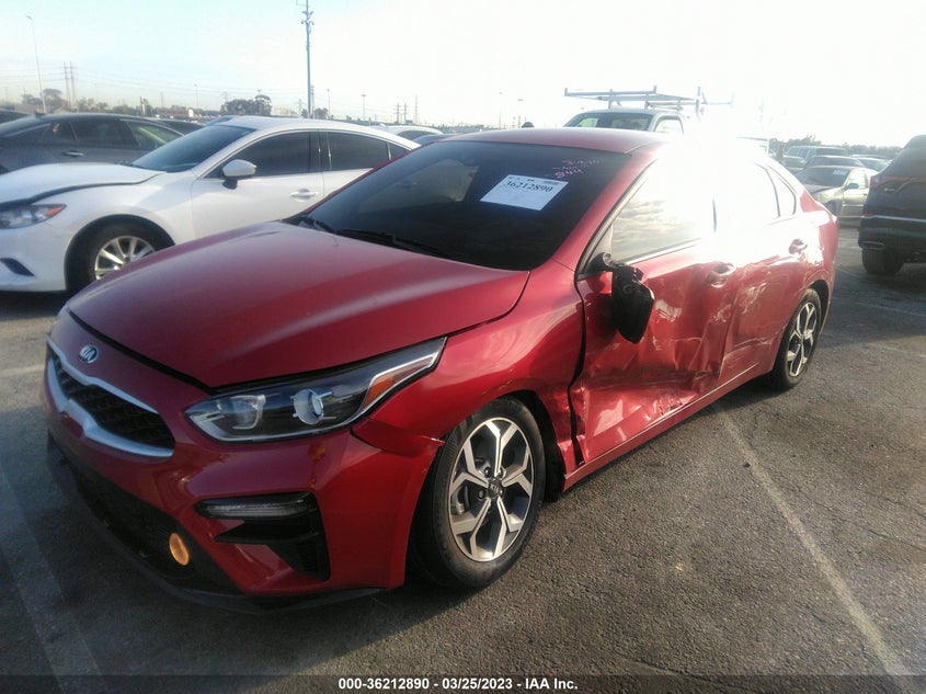VIN 3KPF24AD3ME355190 2021 KIA FORTE LXS