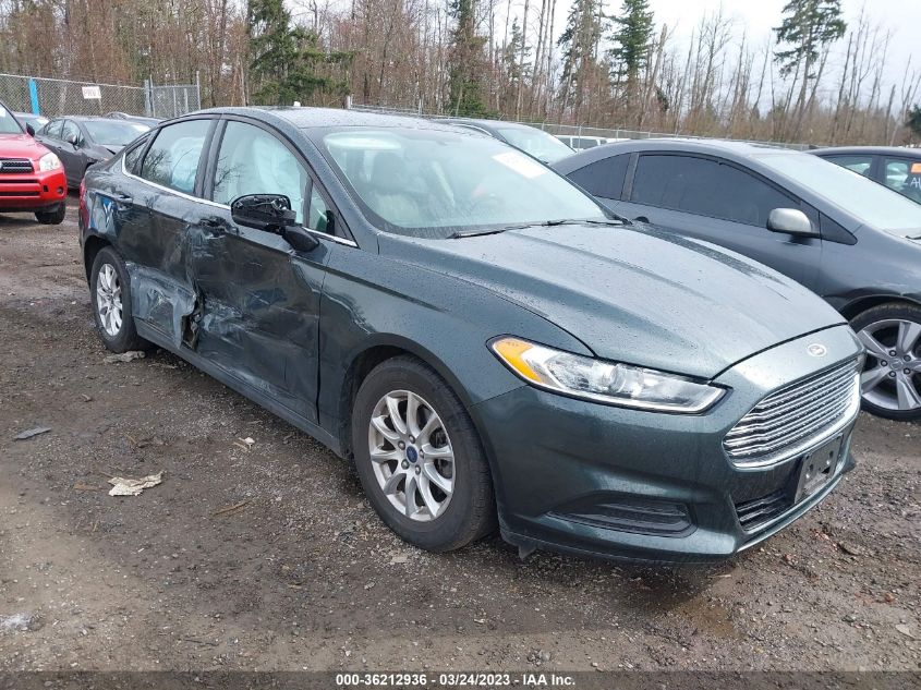 2016 FORD FUSION S - 3FA6P0G75GR202535