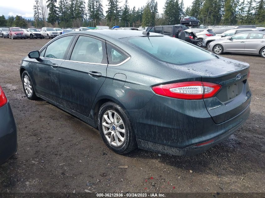 2016 FORD FUSION S - 3FA6P0G75GR202535