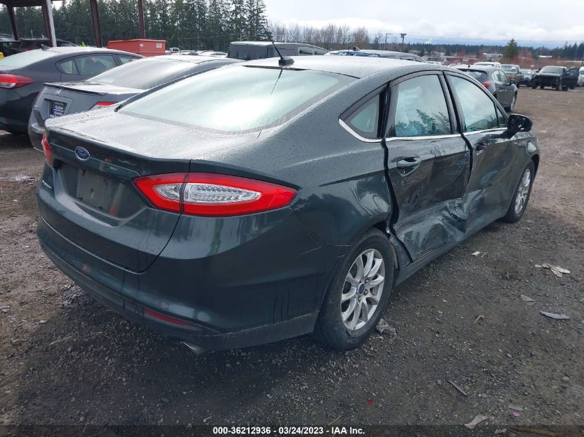 2016 FORD FUSION S - 3FA6P0G75GR202535