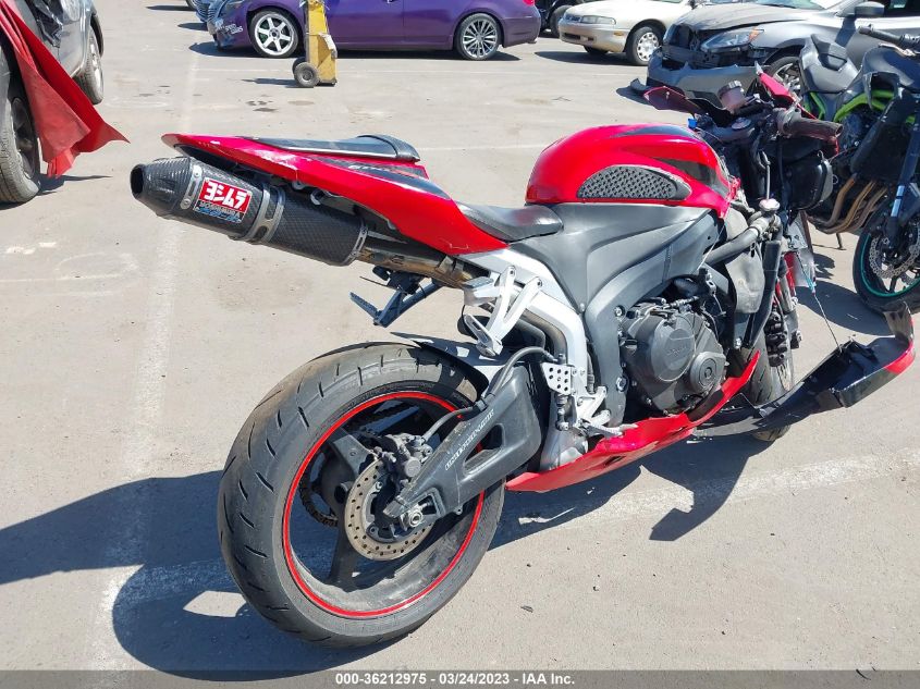 2008 HONDA CBR600 RR - JH2PC40138M100322