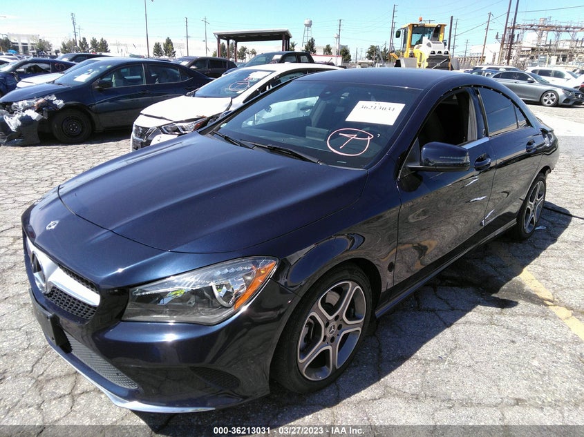 VIN WDDSJ4EB1JN695610 2018 MERCEDES-BENZ CLA CLA 250