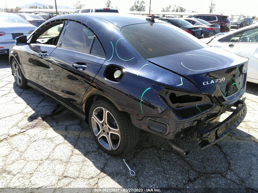 VIN WDDSJ4EB1JN695610 2018 MERCEDES-BENZ CLA CLA 250