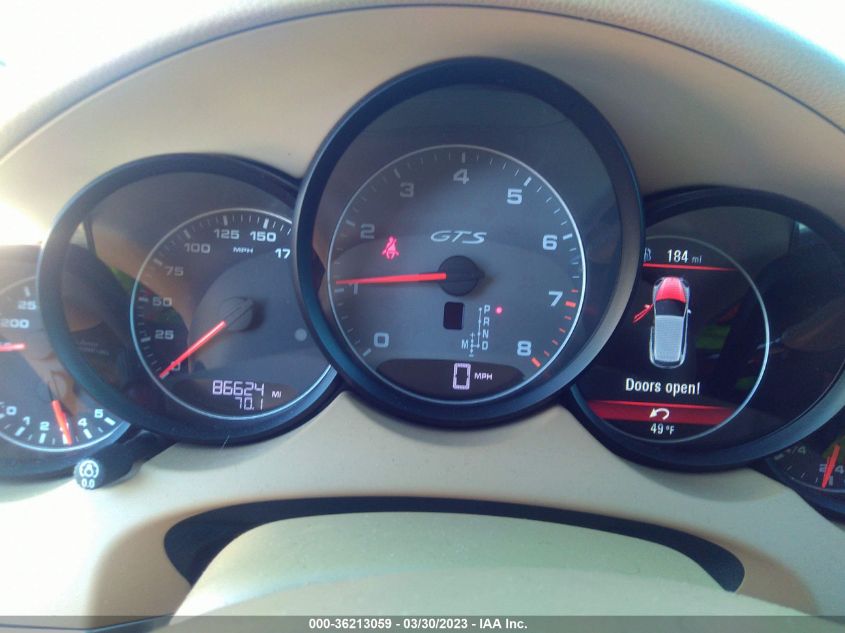 2013 PORSCHE CAYENNE GTS - WP1AD2A29DLA72595