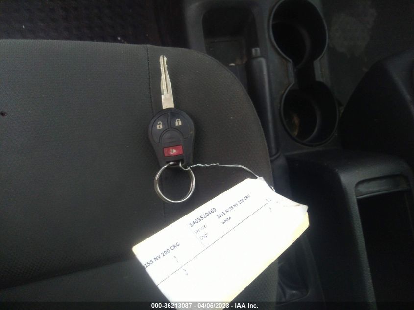 2015 NISSAN NV200 SV - 3N6CM0KN9FK690260