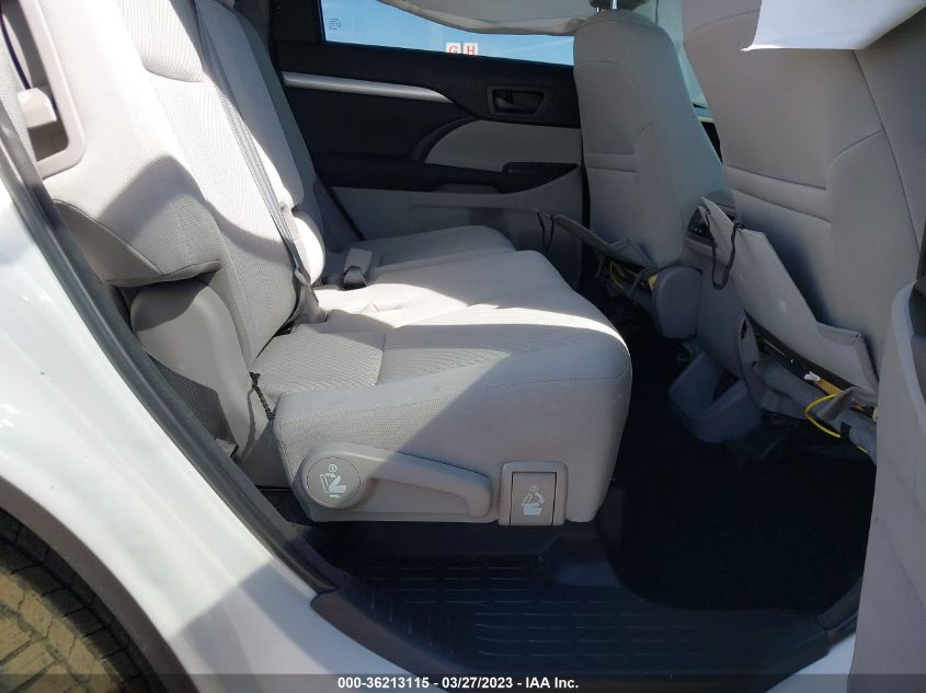 2018 TOYOTA HIGHLANDER LE - 5TDZZRFH4JS254789