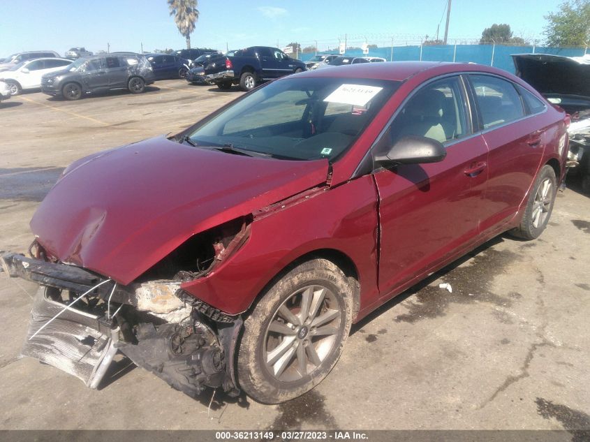 2015 HYUNDAI SONATA 2.4L SE - 5NPE24AF6FH119824