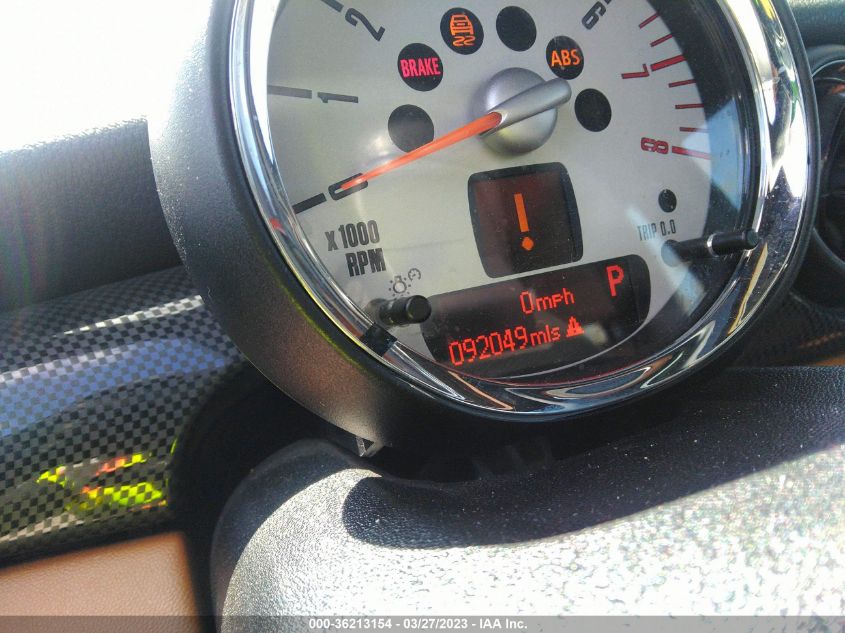 2013 MINI COOPER CLUBMAN S - WMWZG3C53DT576775