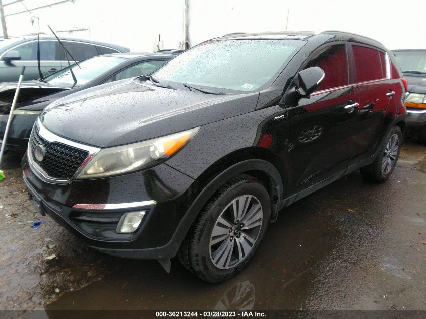 2014 KIA SPORTAGE EX - KNDPCCAC9E7613801
