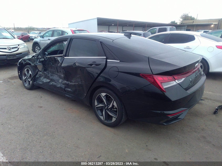 VIN 5NPLP4AG7MH025319 2021 HYUNDAI ELANTRA LIMITED