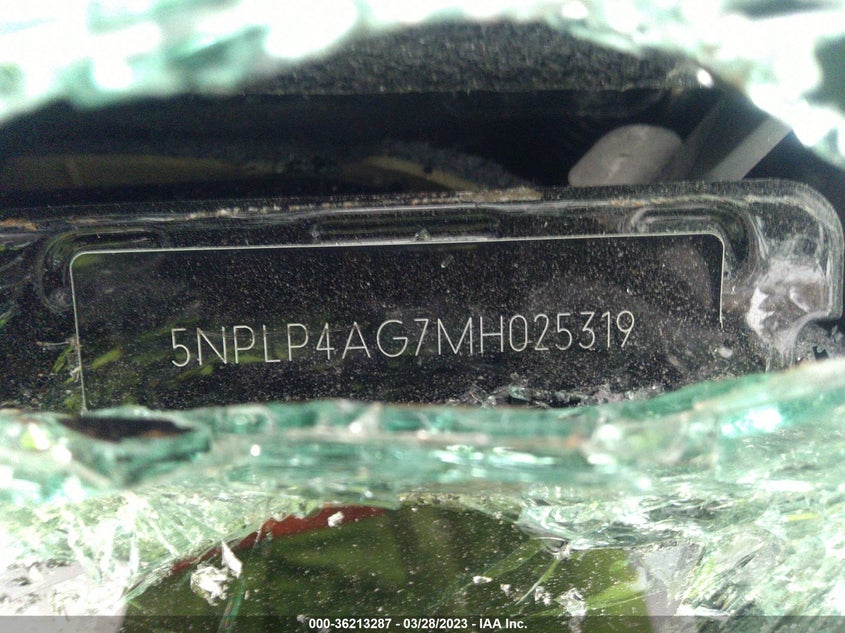 VIN 5NPLP4AG7MH025319 2021 HYUNDAI ELANTRA LIMITED